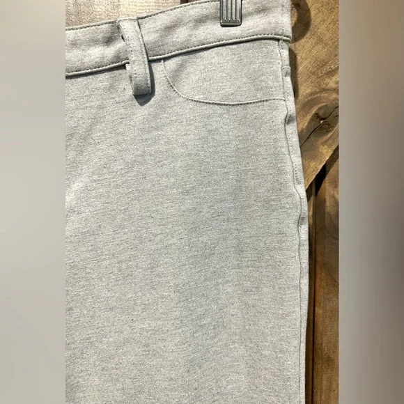 EUC Calvin Klein Light Gray Skinny Ankle Stretch Pants Sz L - Picture 6 of 16